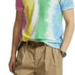Polo Ralph Lauren Masculino Classic Fit Tie Dye Mesh Polo Camisa Verde Tamanho Grande