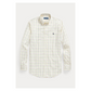 Camisa de popeline elástica clássica masculina Polo Ralph Lauren, azul, tamanho XX-G