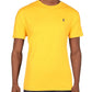 Camiseta Polo Ralph Lauren Masculina Gola Redonda Amarela Tamanho Grande
