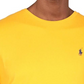 Camiseta Polo Ralph Lauren Masculina Gola Redonda Amarela Tamanho Grande