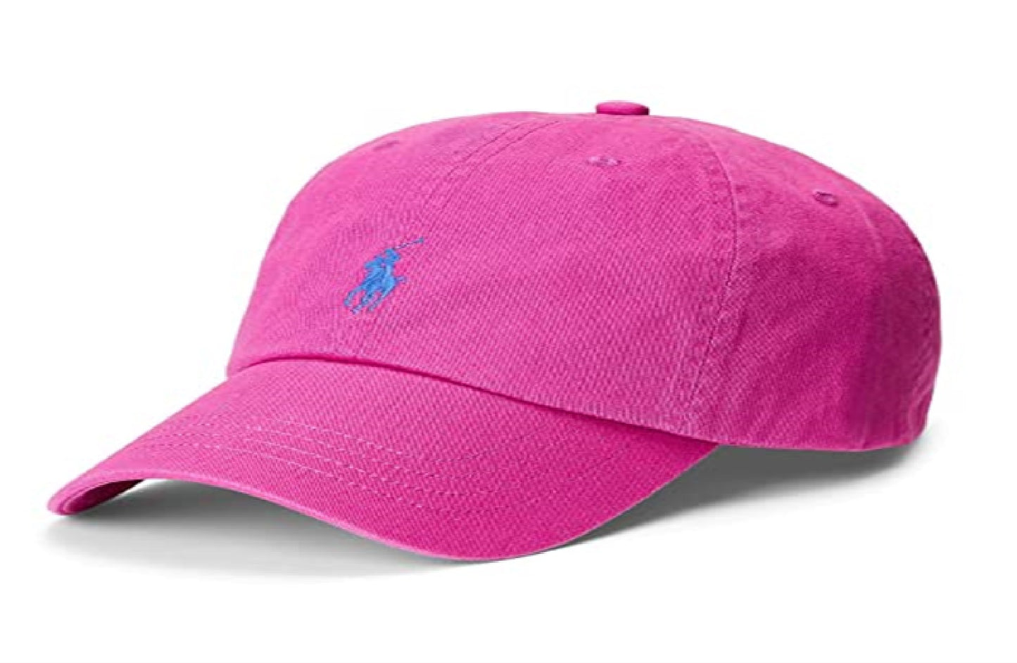 Boné masculino chino de algodão Polo Ralph Lauren rosa tamanho regular