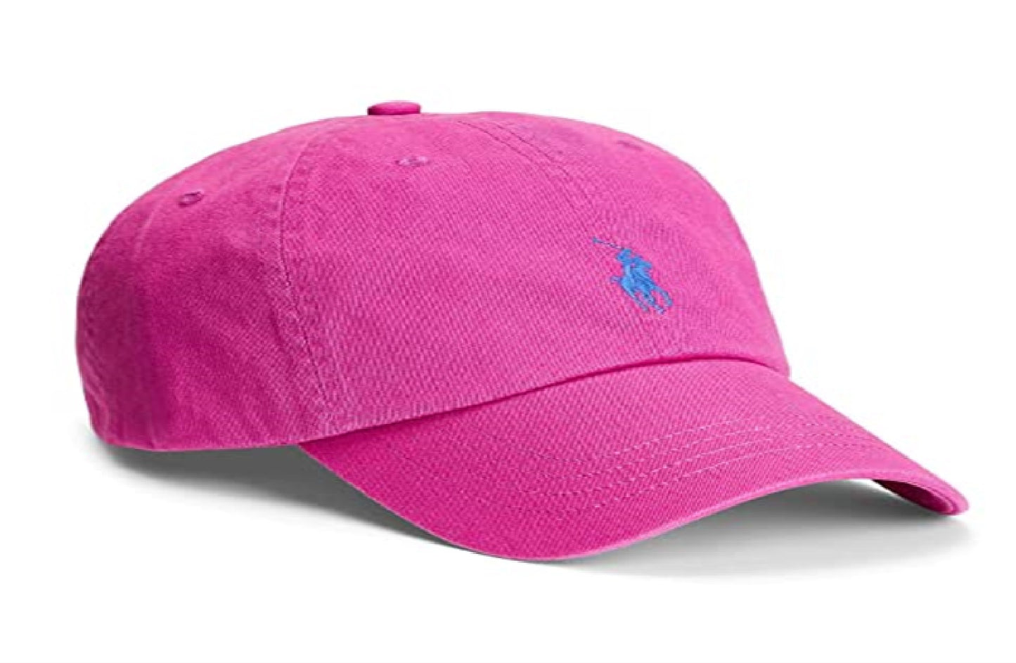 Boné masculino chino de algodão Polo Ralph Lauren rosa tamanho regular