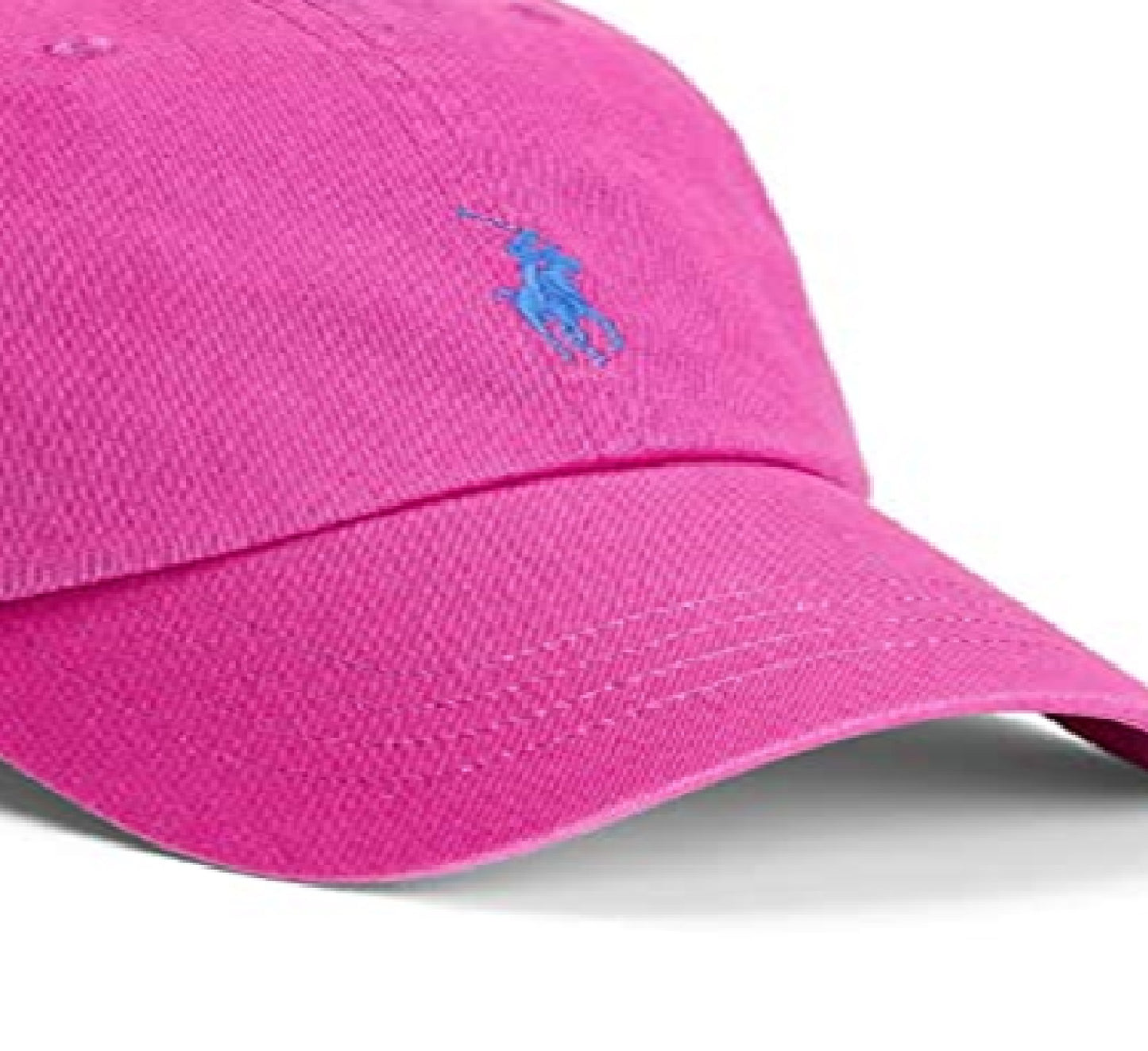 Boné masculino chino de algodão Polo Ralph Lauren rosa tamanho regular