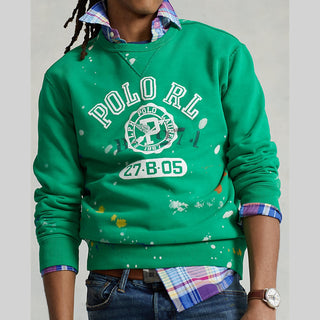Moletom Polo Ralph Lauren com Logo Fleece Verde Tamanho P