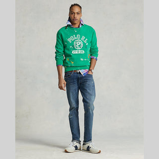 Moletom Polo Ralph Lauren com Logo Fleece Verde Tamanho P
