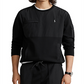 Polo Ralph Lauren Moletom Híbrido Repelente de Água Masculino Preto Tamanho Médio
