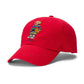 Boné Polo Ralph Lauren Masculino Polo Bear Chino Vermelho Tamanho Regular