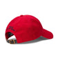 Boné Polo Ralph Lauren Masculino Polo Bear Chino Vermelho Tamanho Regular