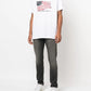 Camiseta Polo Ralph Lauren Masculina Classic Fit Bandeira Americana Branca Tamanho Grande