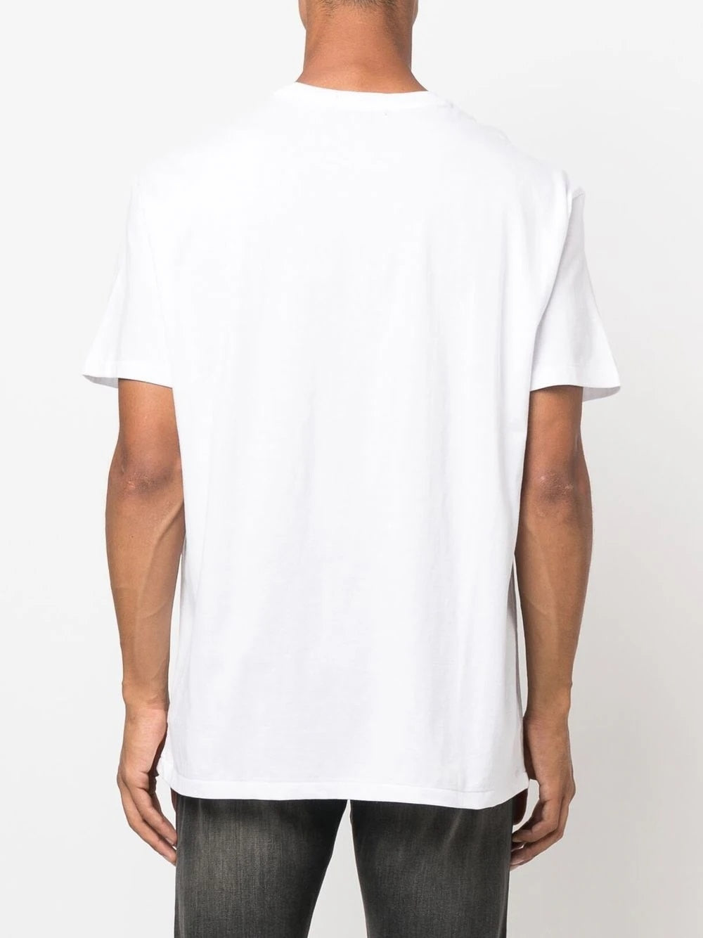 Camiseta Polo Ralph Lauren Masculina Classic Fit Bandeira Americana Branca Tamanho Grande
