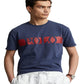 Camiseta Polo Ralph Lauren Masculina Classic Fit Logo Jersey Azul Tamanho XX-G