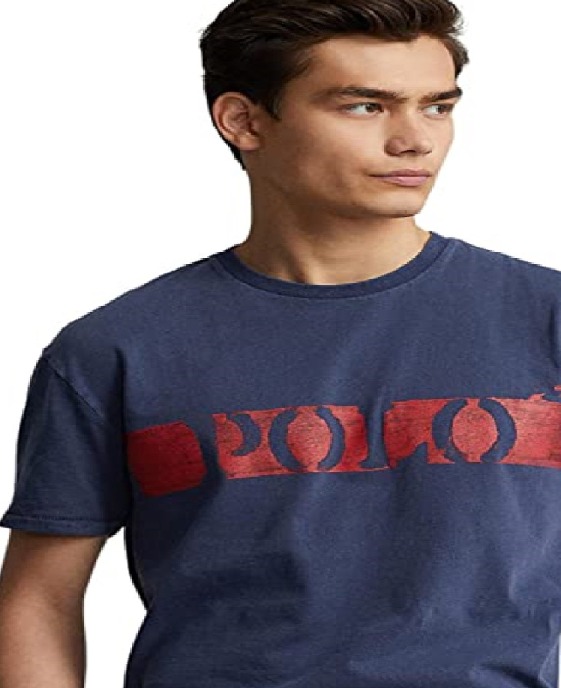 Camiseta Polo Ralph Lauren Masculina Classic Fit Logo Jersey Azul Tamanho XX-G