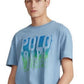 Camiseta Polo Ralph Lauren Masculina Classic Fit Logo Jersey Azul Tamanho Médio