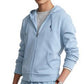Polo Ralph Lauren Moletom Masculino com Capuz Tech Fleece de Malha Dupla Azul Tamanho Grande