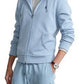 Polo Ralph Lauren Moletom Masculino com Capuz Tech Fleece de Malha Dupla Azul Tamanho Grande