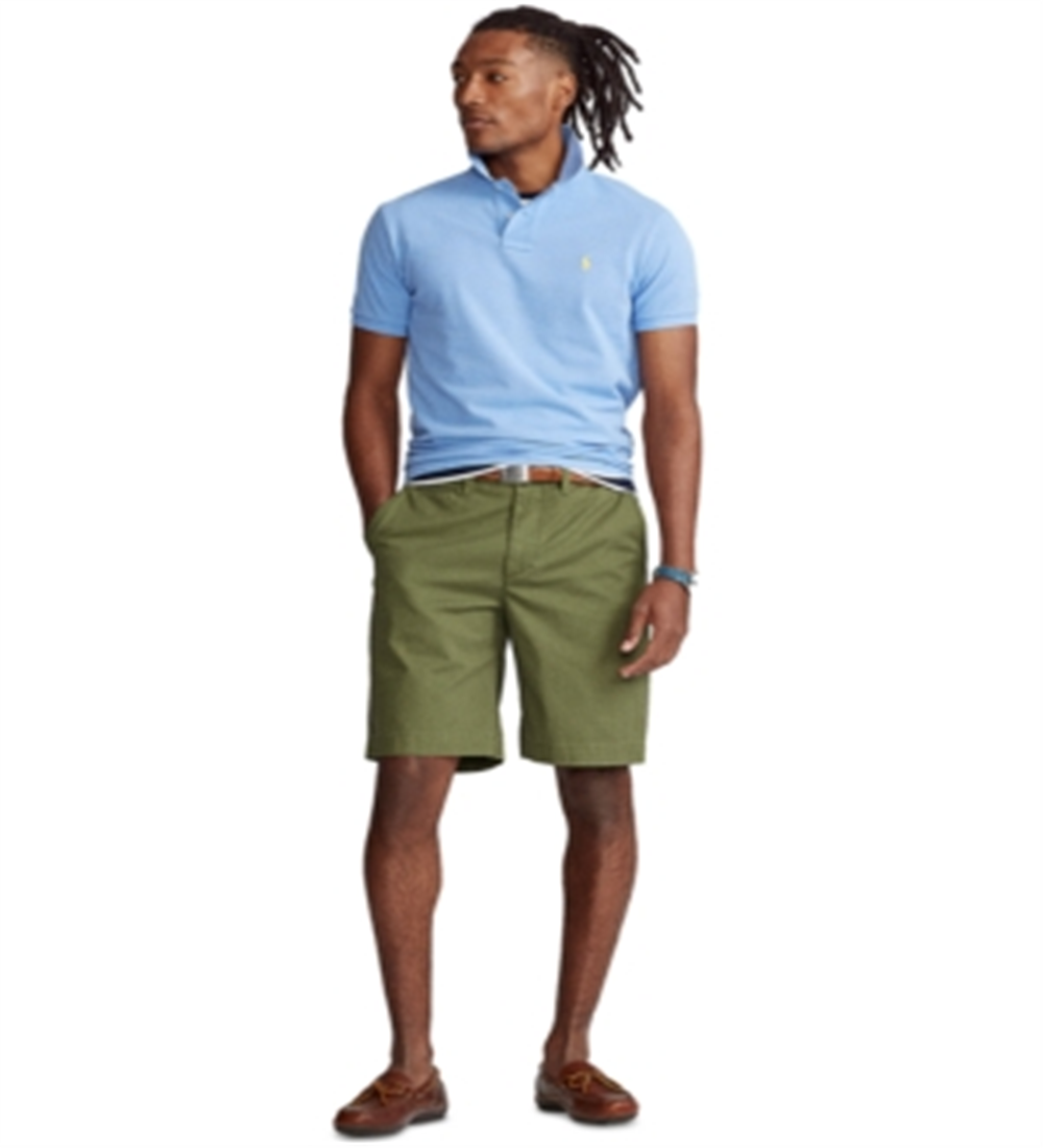 Shorts chino masculino Polo Ralph Lauren Relaxed Fit, verde, tamanho 34