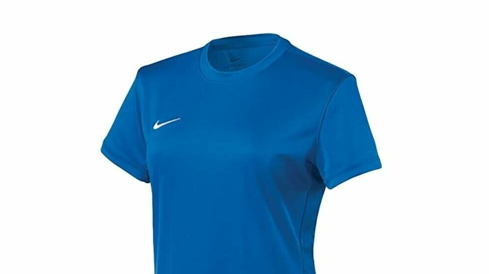 Camisa Nike Tiempo II Feminina Azul Tamanho P