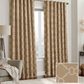 Cortina blackout térmica Eclipse Taupe Trellis marrom 132 cm L x 244 cm C