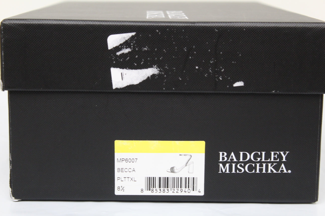 Sandália Badgley Mischka Becca Feminina Amarela Tamanho 8,5 M