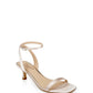 Sandália Badgley Mischka Charisma Champagne Satin Feminina Marrom Tamanho 7 M