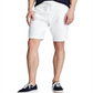 Shorts Polo Ralph Lauren Masculino em Fleece de Algodão Branco Tamanho Grande