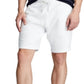 Shorts Polo Ralph Lauren Masculino em Fleece de Algodão Branco Tamanho Médio