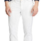 Calça chino elástica slim fit masculina Polo Ralph Lauren, branca, tamanho 38x32