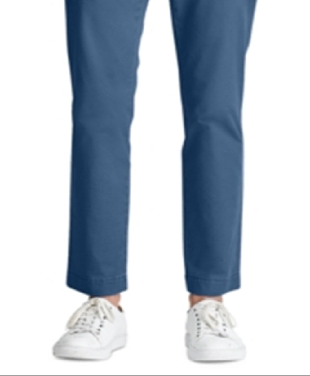 Calça chino masculina Polo Ralph Lauren Slim Fit de algodão elástico, azul, tamanho 36x32