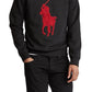 Moletom Ralph Lauren Masculino Double Knit Big Pony Gola Redonda Preto Tamanho XS