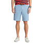 Shorts chino elástico frontal liso masculino Polo Ralph Lauren, azul, tamanho 35