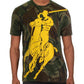 Camiseta Ralph Lauren Fitness Running Masculina Verde Tamanho Grande