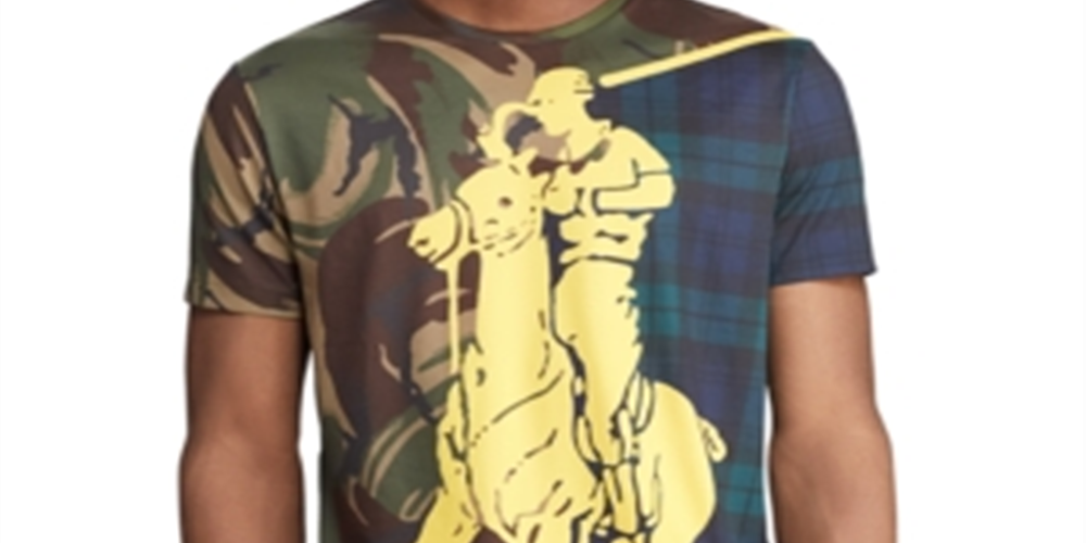 Camiseta Ralph Lauren Fitness Running Masculina Verde Tamanho Grande