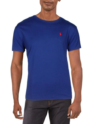 Camiseta Polo Ralph Lauren Masculina Algodão Classic Fit Azul Tamanho P