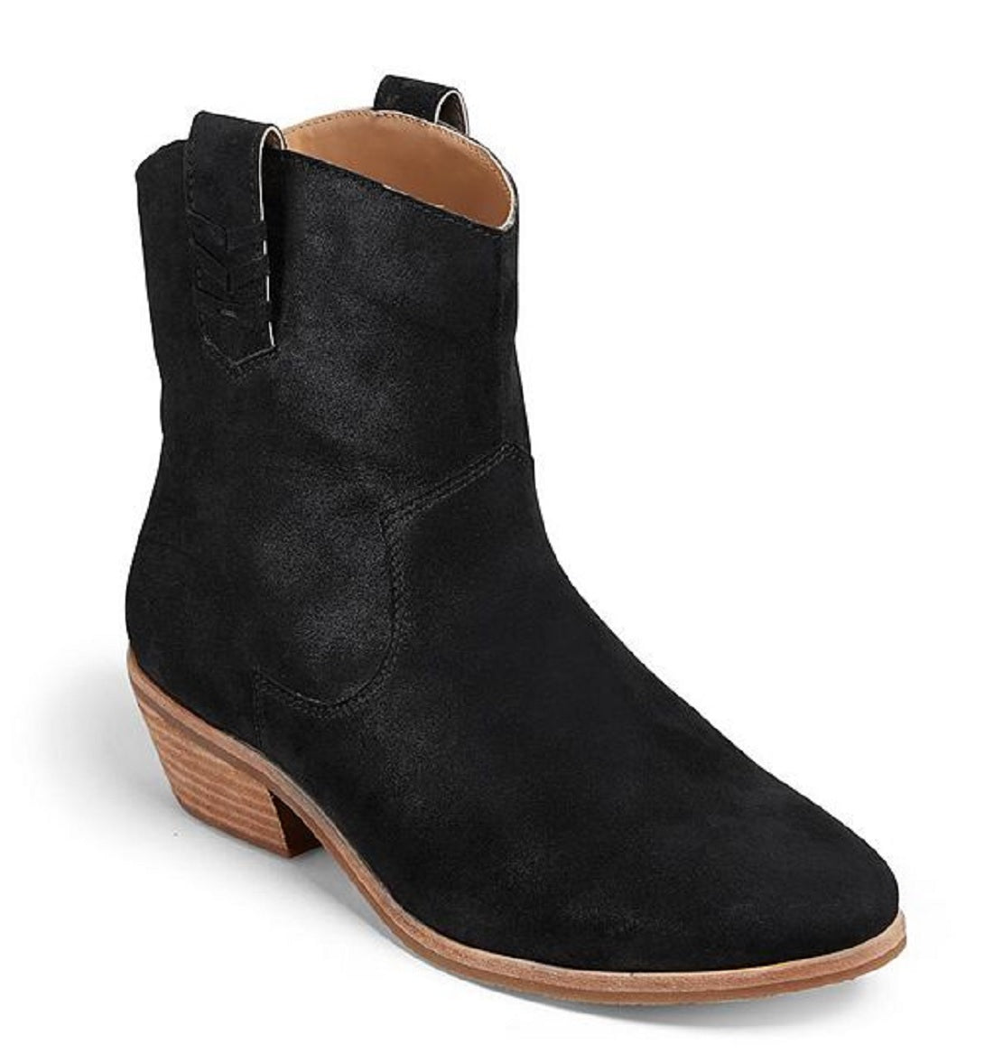 Bota feminina Jack Rogers Stella Pull On preta tamanho 7