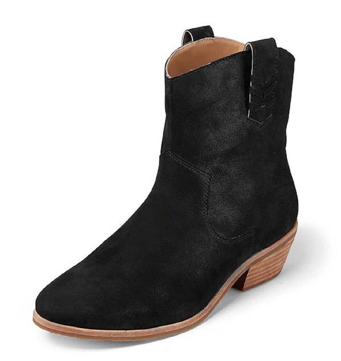Bota feminina Jack Rogers Stella Pull On preta tamanho 7