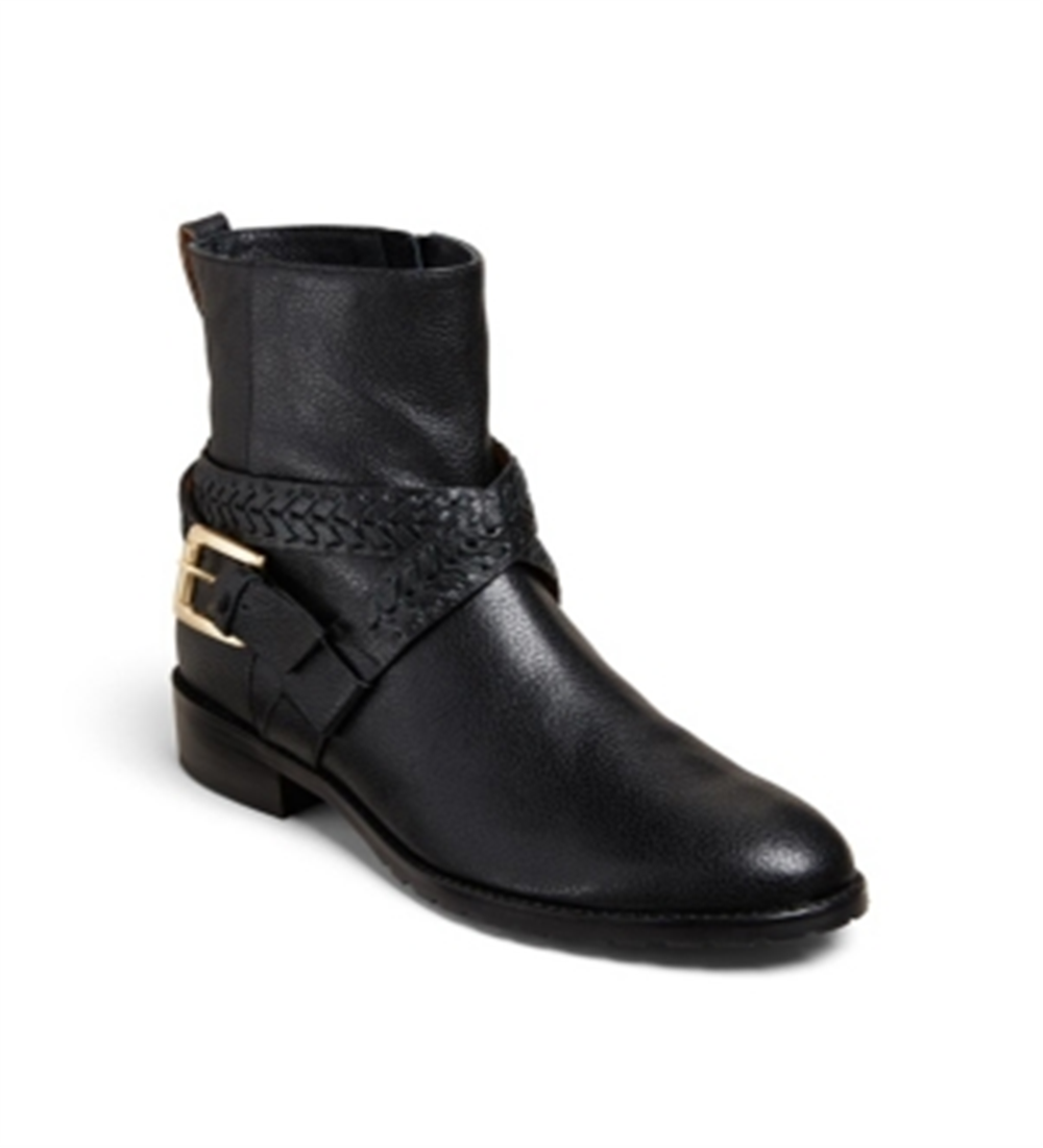 Bota Jack Rogers Eliza Moto Feminina Preta Tamanho 8 M