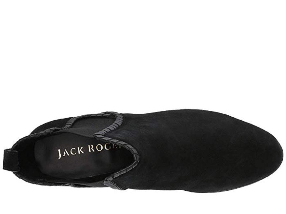 Botas casuais femininas Jack Rogers, pretas, tamanho 9