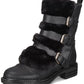 Botas Dolce Vita Neft Moto Femininas Vegan Fivela Moto Pretas Tamanho 6,5 M