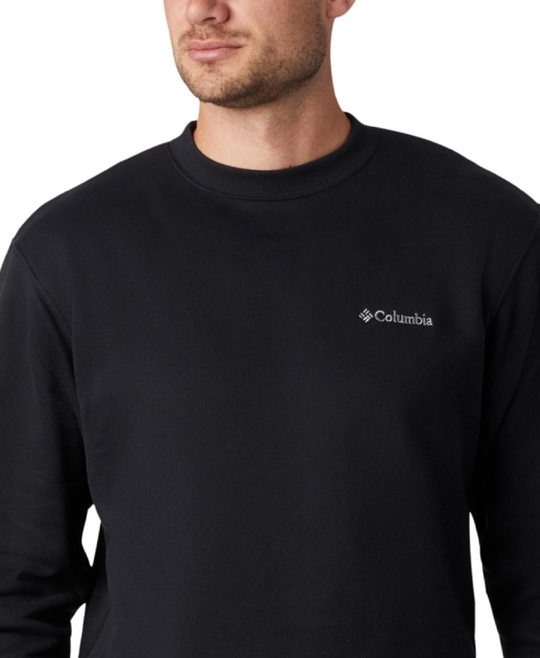 Moletom Columbia Hart Mountain II Crew Masculino Preto Tamanho X-G