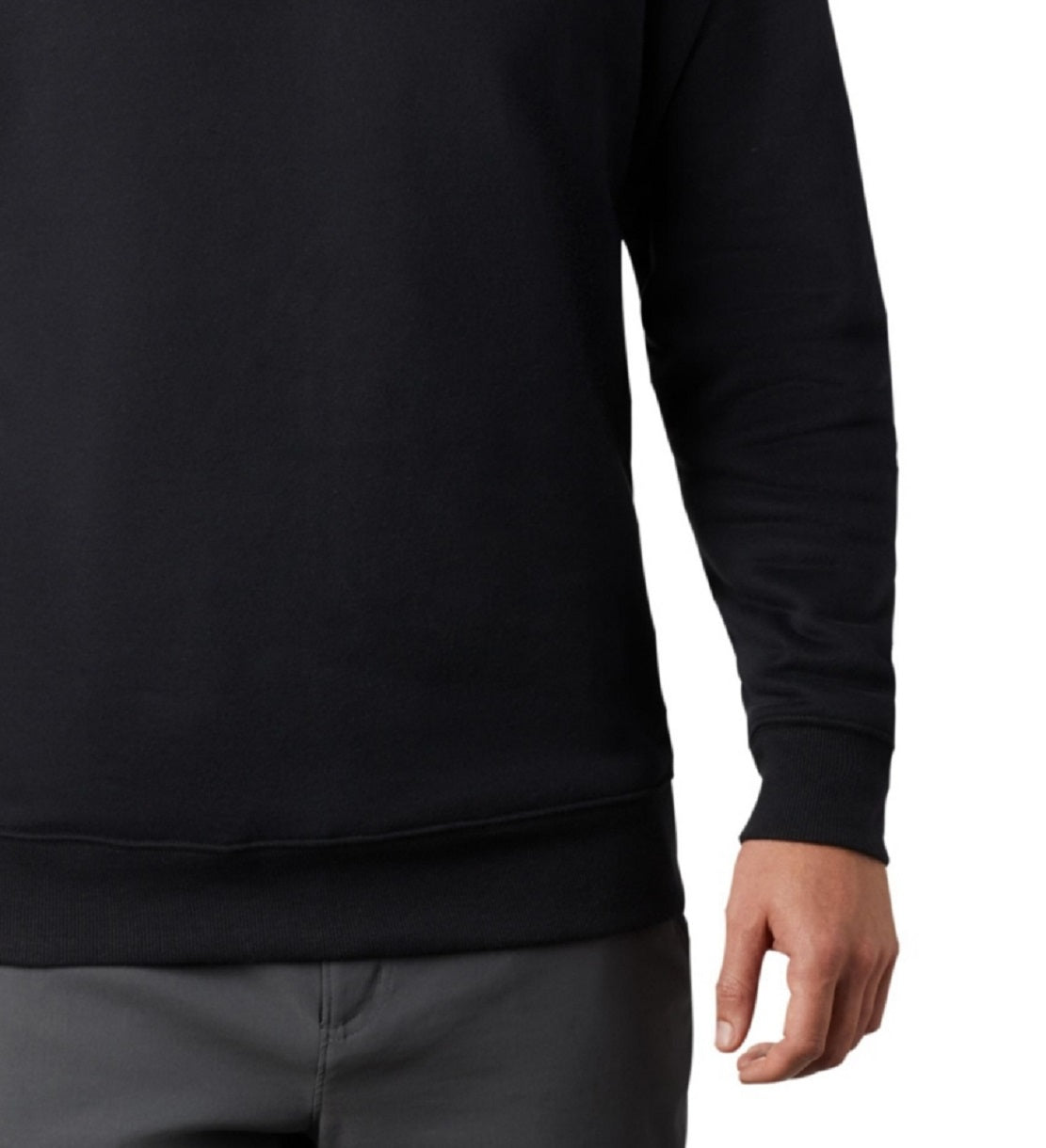 Moletom Columbia Hart Mountain II Crew Masculino Preto Tamanho X-G