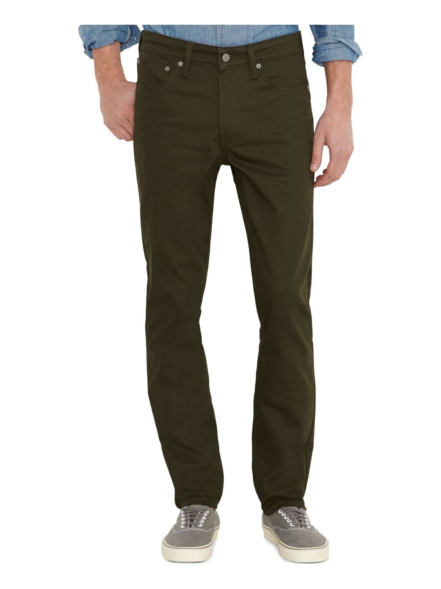 Calça Jeans Levi's 511 Slim Fit Masculina Verde Tamanho 40X32
