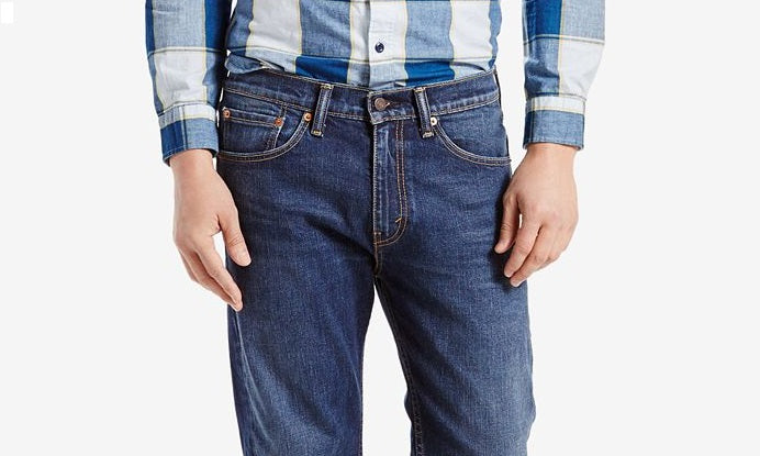 Calça Jeans Levi's 505 Regular Fit Masculina Azul Tamanho 34X34