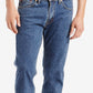 Calça jeans Levi's 505 Regular Straight Fit Stretch Masculina Azul Tamanho 30X32
