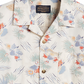 Camisa Aloha de manga curta masculina Pendleton, branca, tamanho P