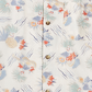 Camisa Aloha de manga curta masculina Pendleton, branca, tamanho P