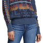 Pendleton Suéter Feminino CottON Graphic Azul Tamanho Grande