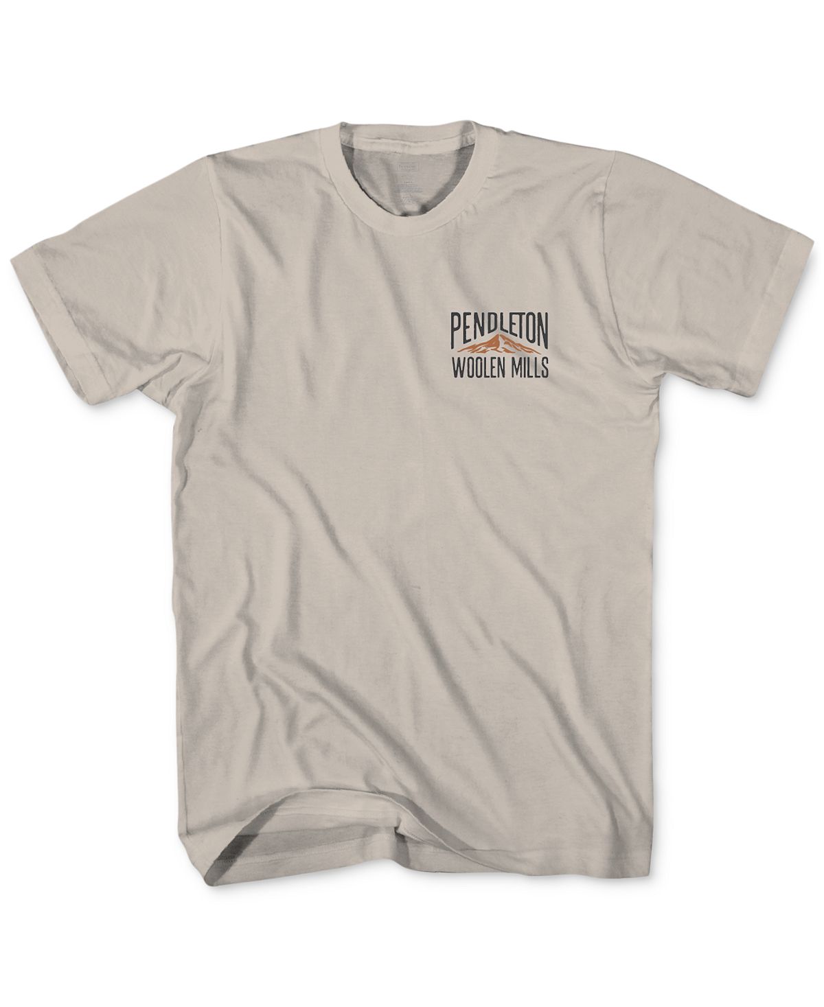 Camiseta masculina Pendleton com estampa de logotipo grande, marrom, tamanho extragrande