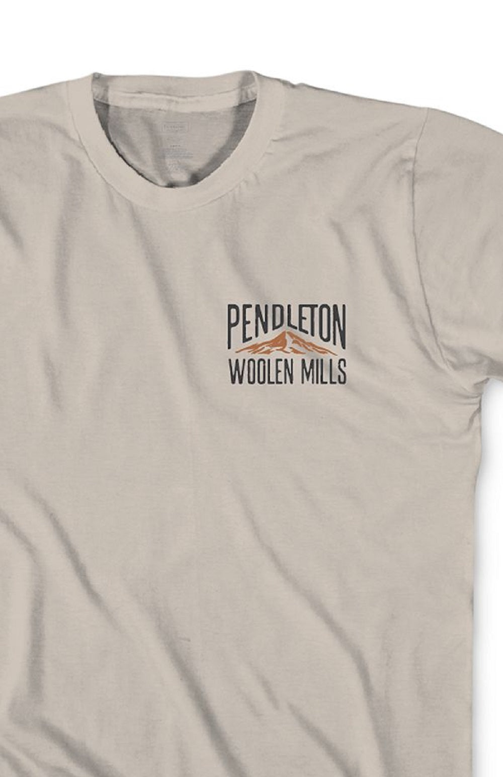 Camiseta masculina Pendleton com estampa de logotipo grande, marrom, tamanho extragrande