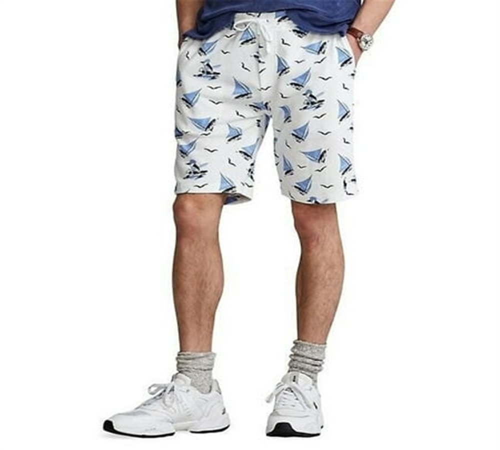 Polo Ralph Lauren Masculino Skipper Terry 8 Inseam Casual Shorts Multicolorido Tamanho P