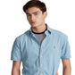 Camisa Polo Ralph Lauren Masculina Classic Fit Manga Curta Azul Tamanho P